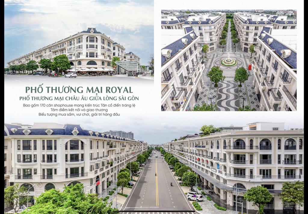 Bán shophouse góc 2 mặt tiền đường đinh thị thi lộ giới 30m