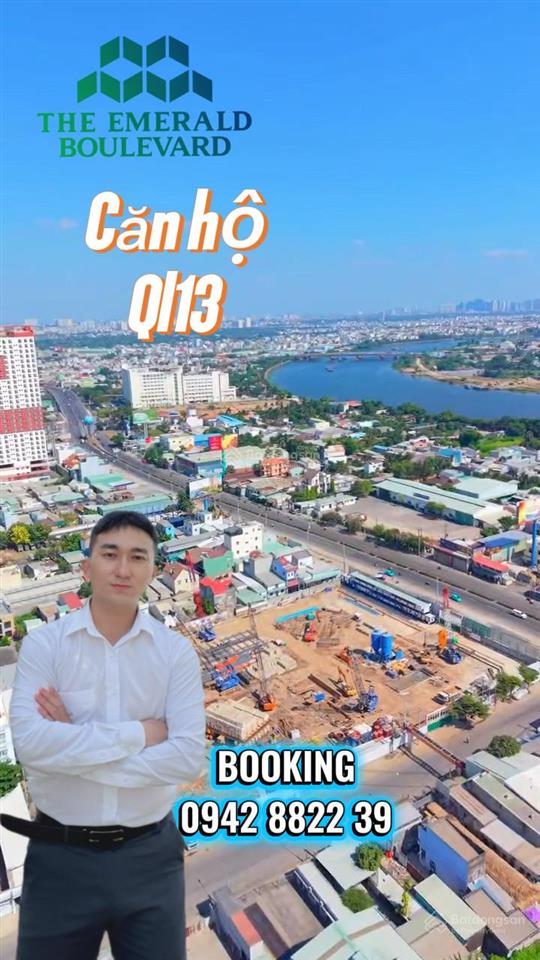 Siêu phẩm căn 3pn2wc the emerald boulevard mặt tiền ql13 view lm81 full nội thất samsung cao cấp.