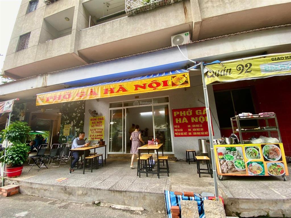 Bán căn tầng trệt (shophouse) lô c, chung cư 76b ngô tất tố, giá 6,3ty