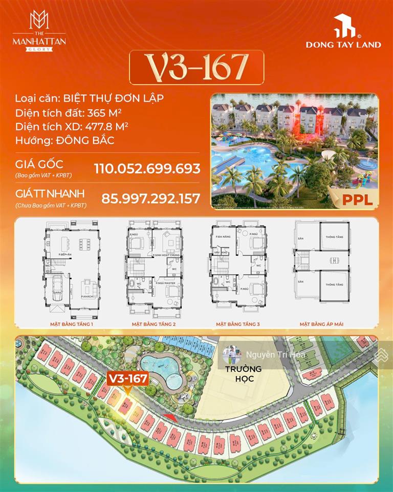 Nhà phố, biệt thự vinhomes grand park trực tiếp cdt,  0929 207 ***