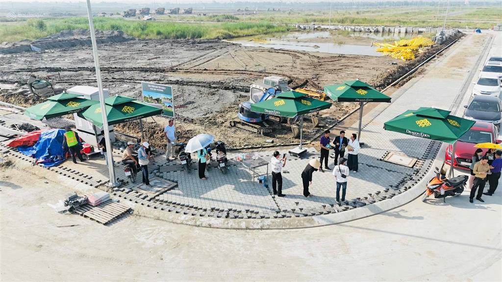 Thanh toán 500 triệu sở hữu ngay lô đất shr kdc dragon eden mặt tiền võ văn kiệt nối dài