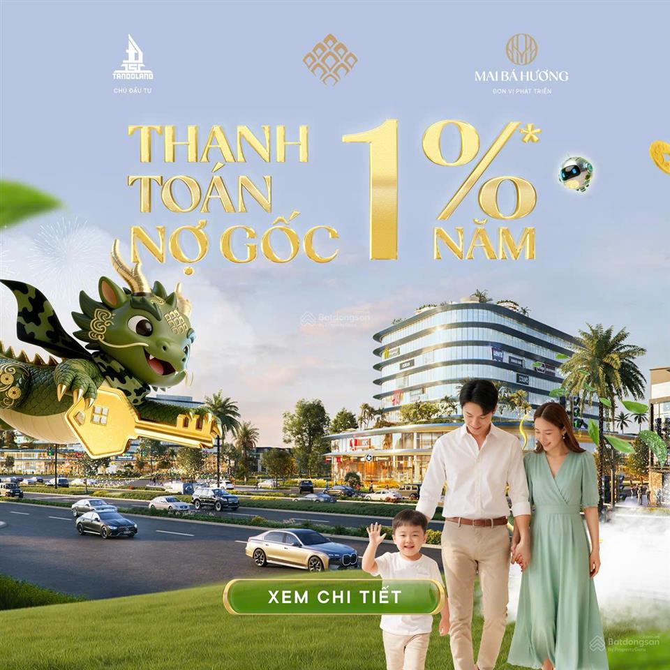 Thanh toán 500 triệu sở hữu ngay lô đất shr kdc dragon eden mặt tiền võ văn kiệt nối dài