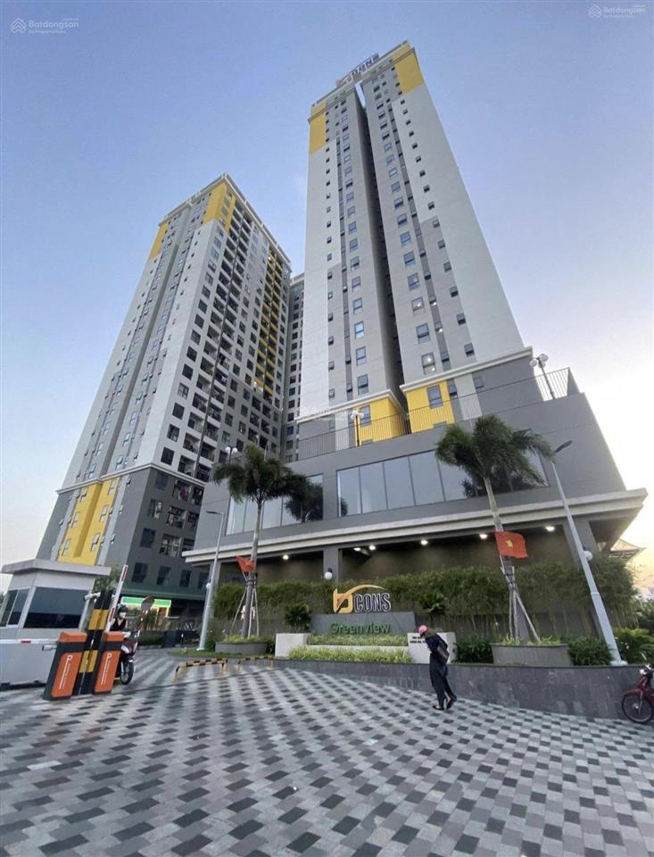 Bán căn hộ đẹp bcons green view  2,28 tỷ, 52 m2, full nội thấtview đông nam