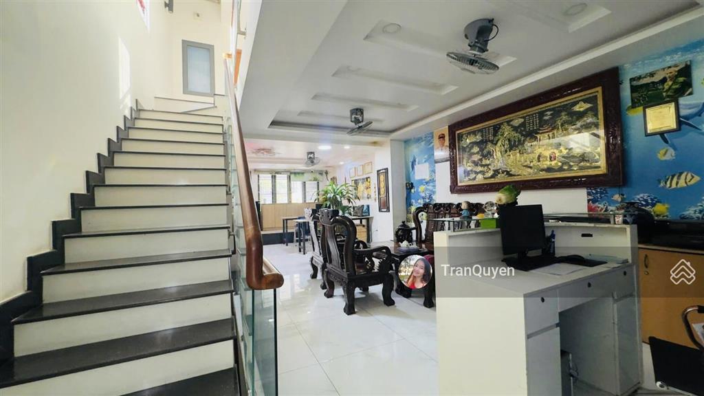 25 tỷ  nhà 5x20m khu kinh doanh đường vành đai tây, p. bình an  kết cấu hầm 4 tầng