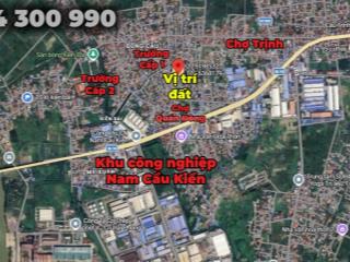 Chính chủ bán lô đất kcn nam cầu kiền, phường thiên hương, thủy nguyên. giá 690 triệu
