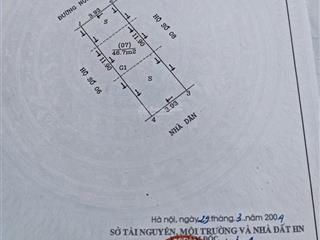 Bán đất tặng nhà cấp 4 liên mạc 47m2 phân lô quân đội ôtô 7 chỗ vào đất giá 6.45 tỷ