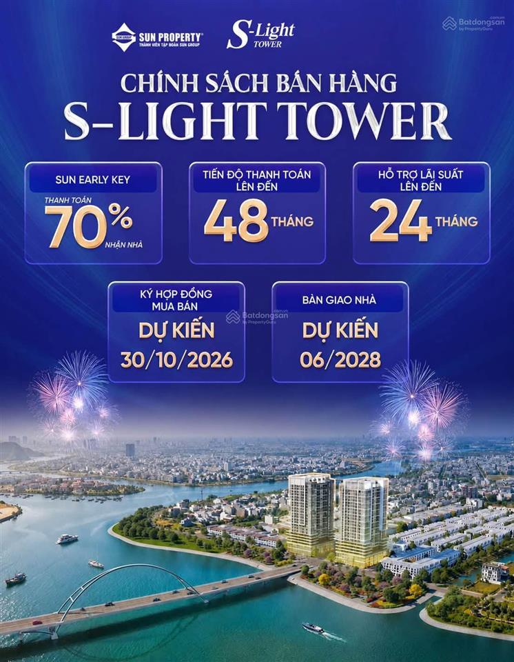 Giỏ hàng độc quyền dự án slight tower căn studio view thành phố 2,1 tỷ