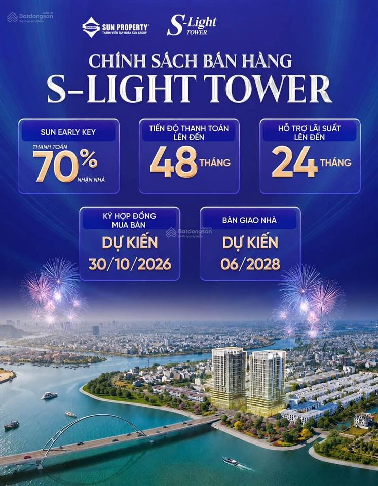 Giỏ hàng độc quyền dự án slight tower căn studio mặt sông 2,6 tỷ