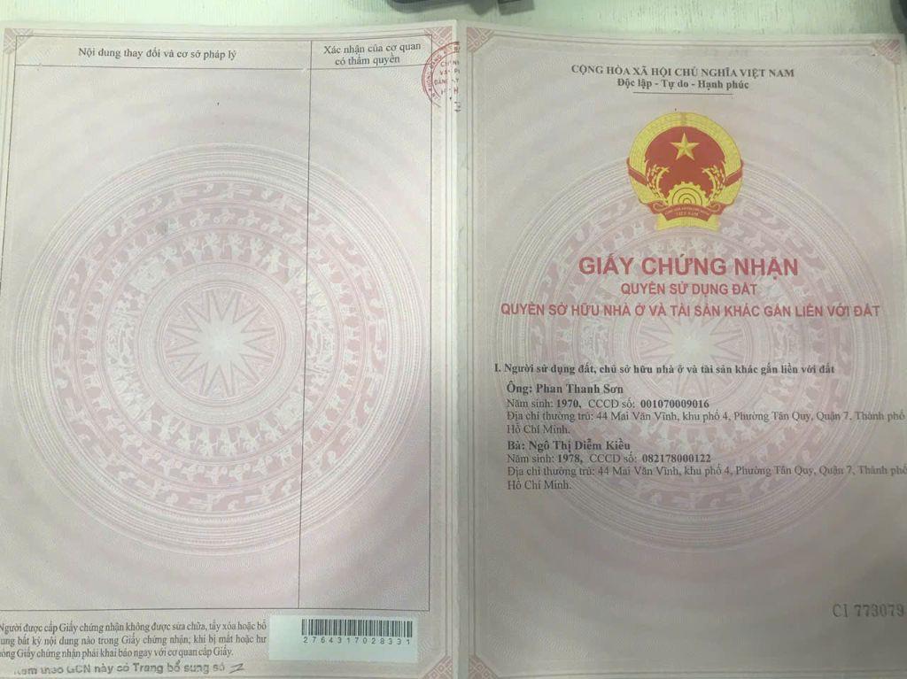 NHÀ VỊ TRÍ ĐẸP NGAY TRUNG TÂM THỊ TRẤN NHÀ BÈ, (95.7M2) CHỈ 7.45 TỶ. LH;0903442958.
