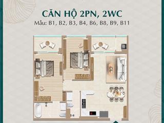 Căn hộ diamond trực tiếp từ chủ đầu tư vạn phúc 70m2 2 pn tt tiến độ dự kiến 2%/30tháng, sổ hồng