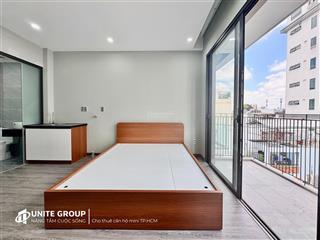 Studio mới khai trương ban công lớn full nội thất | tân hải, tân bình