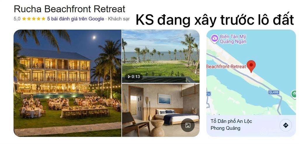Bán đất biển tân an quảng công, huế | chính chủ | 1,15 tỷ
