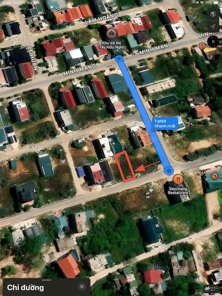 CHÍNH CHỦ BÁN ĐẤT KHU TÂY HỮU NGHỊ ĐỒNG HỚI, QUẢNG BÌNH 133M2 (3.2TỶ) LH:0359415368.