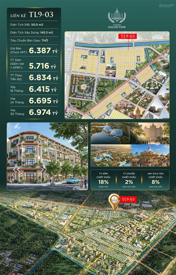 Chỉ với 5 tỷ xx sở hữu căn kế góc 50m2 vinhomes saigonpark