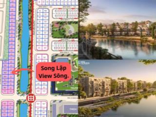 Rẻ nhất  căn song lập view sông  ck cao  tặng xe vf9