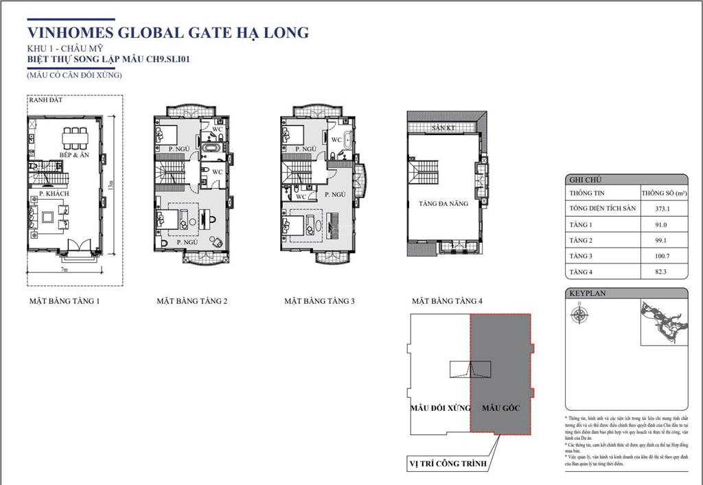Giảm ngay 4.7 tỷ  căn song lập hạ long xanh.
