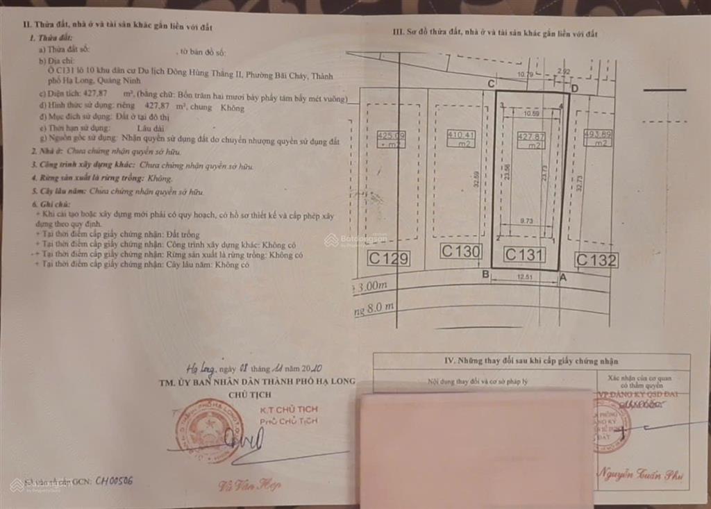 Đất xây biệt thự sở hữu lâu dài tại trung tâm bãi cháy, giá hấp dẫn