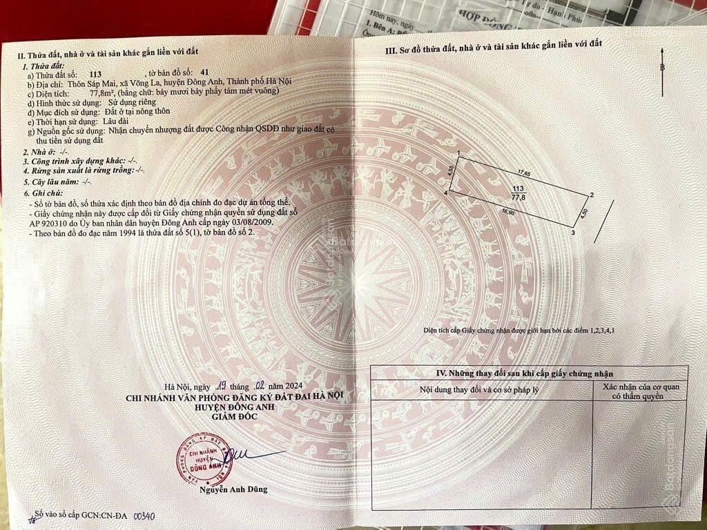 Sát nhà văn hoá kinh doanh sầm uất kcn thăng long 500m
