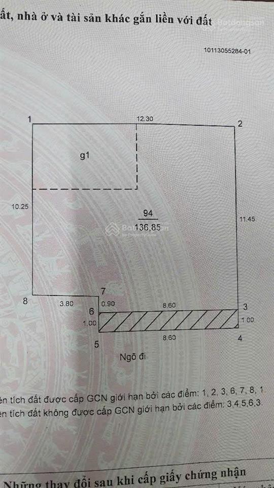Chính chủ bán gấp mảnh đất sổ 137m2 mặt tiền 9m đường trước nhà 3m ở phố cầu giấy,giá 29,x tỷ
