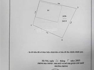 Bán mảnh đất 246m2 ở phường yên hoà, cầu giấy giá 160tr/m2  