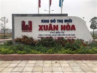 Chính chủ cần bán đất tại khu đô thị mới xuân hòa, tp. phúc yên, vĩnh phúc