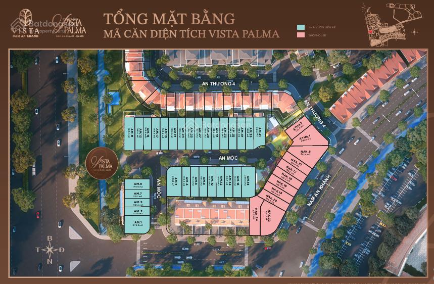 Vista palma nam an khánh | ck 13% vay 85% cạnh 2 tháp 40 tầng