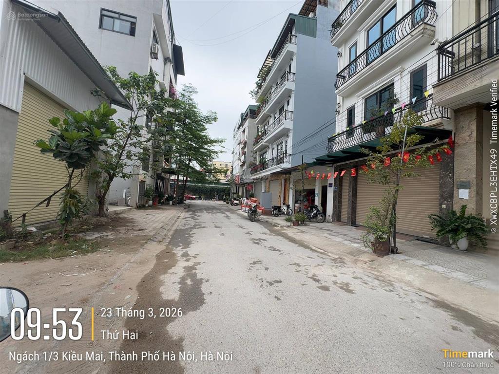 Bán đất tái định cư kiều mai , ô tô , vỉa hè , kinh doanh , 83m2 , 5,5 mặt tiền , 24,5 tỷ