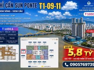 Cần tiền gấp nên bán căn 2 ngủ view sông giá 5,8 tỷ giá sập
