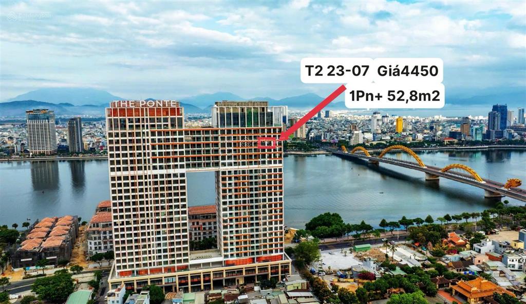 Siêu phẩm 1pn sun ponte căn 2307 tầng siêu cao