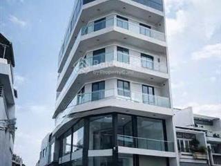 Building góc 2 mặt tiền lương định của hầm + 4 tầng setup linh hoạt