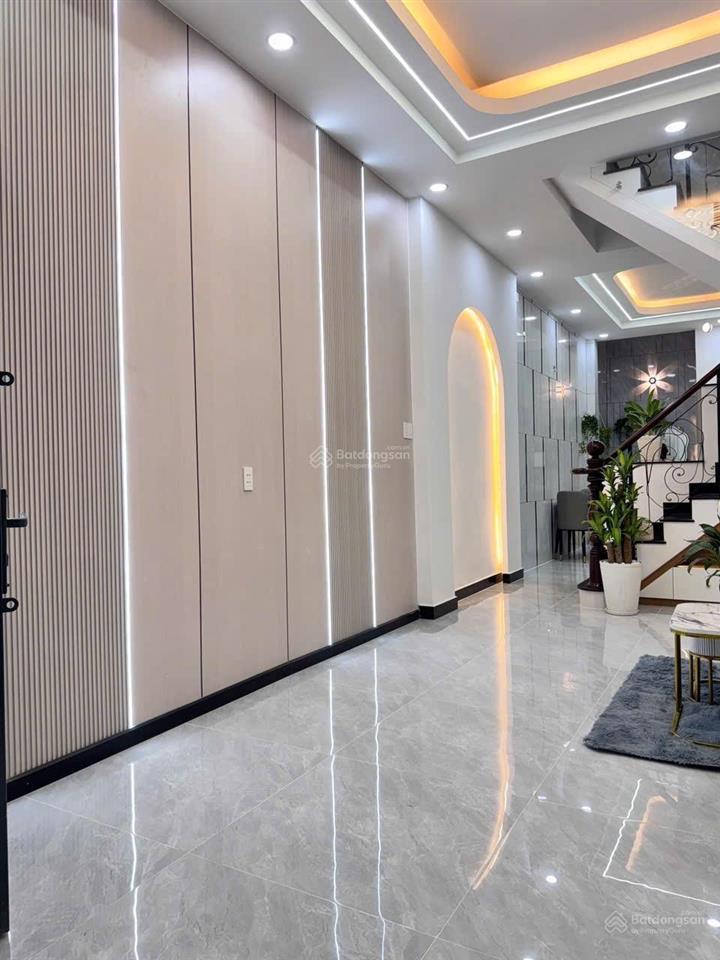 Hẻm xe hơi 7m  hương lộ 2  4 tầng 4pn  không lộ giới  tặng full nội thất  nhỉnh nhẹ 6 tỷ.