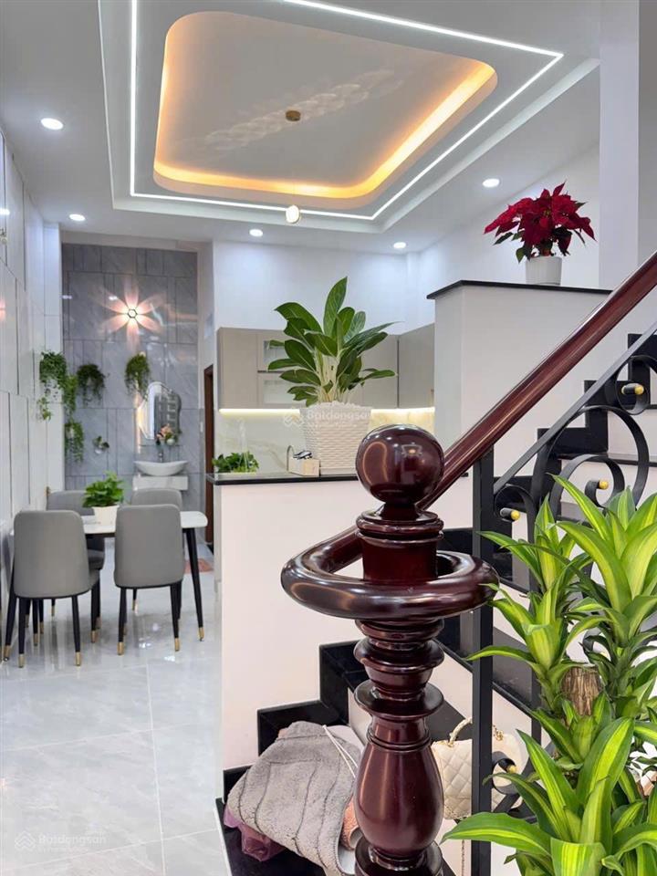 Hẻm xe hơi 7m  hương lộ 2  4 tầng 4pn  không lộ giới  tặng full nội thất  nhỉnh nhẹ 6 tỷ.