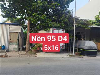 Bán nền đẹp số 95 đường d4 kdc hồng loan, cần thơ