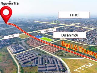 Chỉ 59tr/m2 ngay cầu nguyễn trãi nối lê hồng phong 2,5km 3 tầng dt 75m2