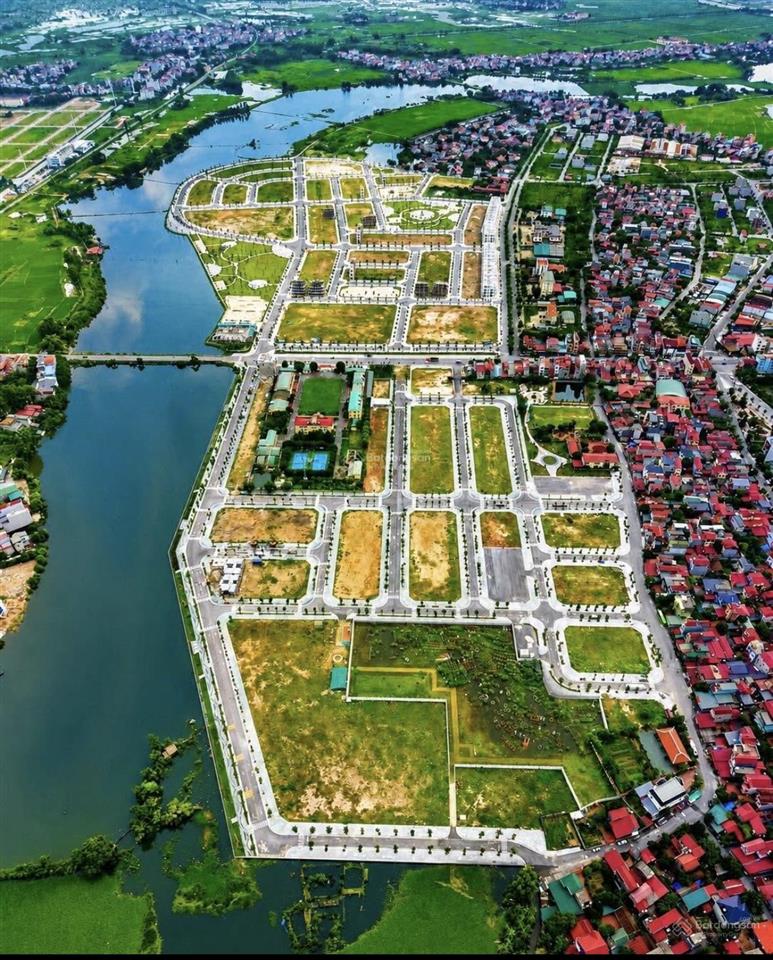 Cơ hội đầu tư "vàng"  lô góc đẹp dãy om04 dự án việt yên riverside, giá bán nhanh