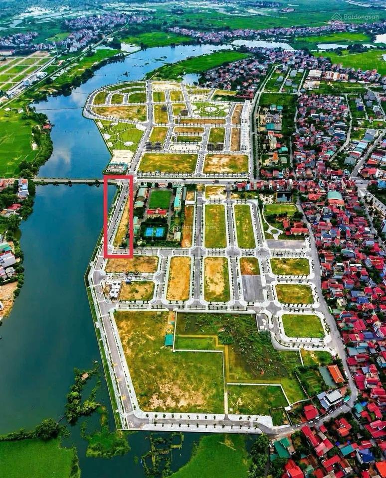Lô view trực diện công viên trung tâm việt yên riverside, dt95m2, mt5m, an cư, đầu tư cực đỉnh