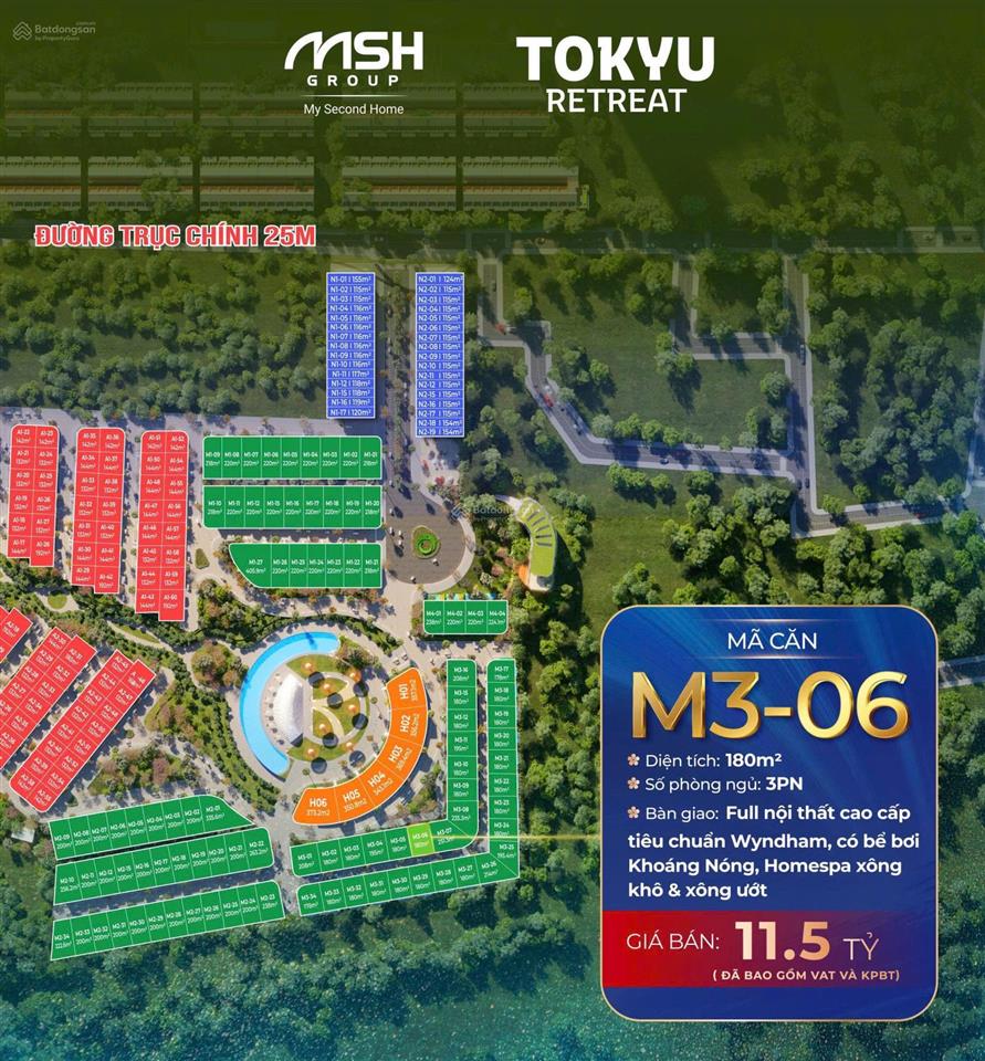 Biệt thự khoáng nóng full nội thất cam kết dòng tiền 50 triệu/tháng