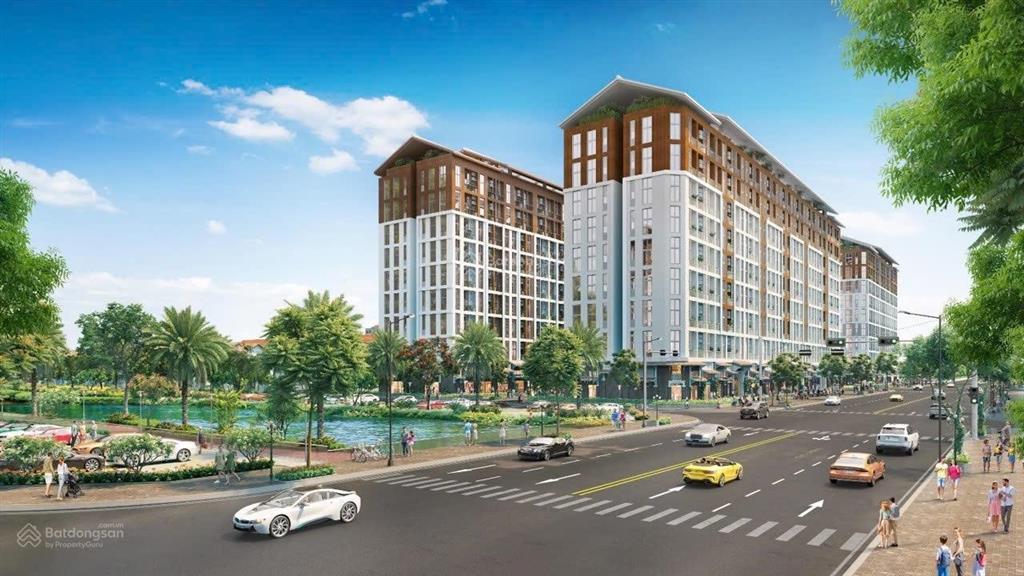 Em có căn hộ áp góc tầng 6 view trục đại lộ hoa nổi bật
