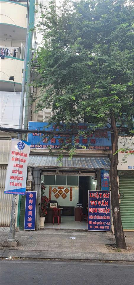 Bán nhà MT phố Luật sư Ngô Quyền sầm uất nhất Chợ Lớn 100m2