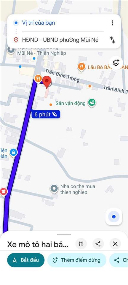 Chính chủ bán đất gần UBND P. Mũi Né, 1,5 tỷ(thương lượng), 1000m2, view đẹp.