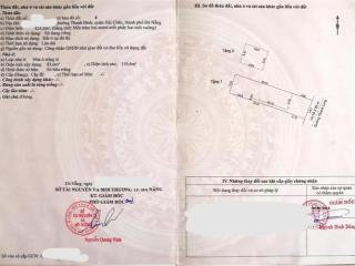 Bán nhà đất mặt tiền tại Thanh Long, Hải Châu, Đà Nẵng 14,7 tỷ - 121,2 m2 - Đông Nam