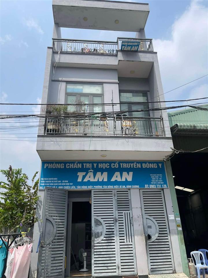 Bán nhà 2 tầng 9 phòng trọ kdc tân đông hiệp, dĩ an