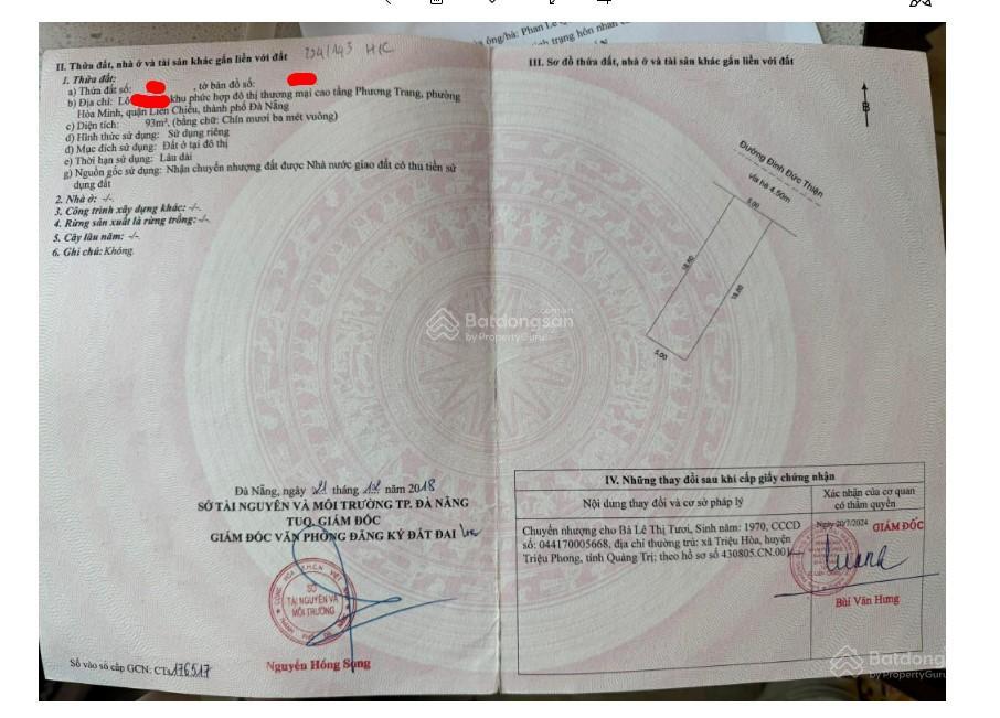 Hàng hiếm hòa khánh! mt trần đình tri  đối diện chợ mới  kinh doanh cực tốt