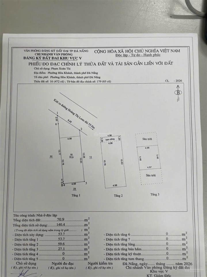 [bán nhà] siêu phẩm 3 tầng kiệt hoàng thị loan  full nội thất sang trọng  71m