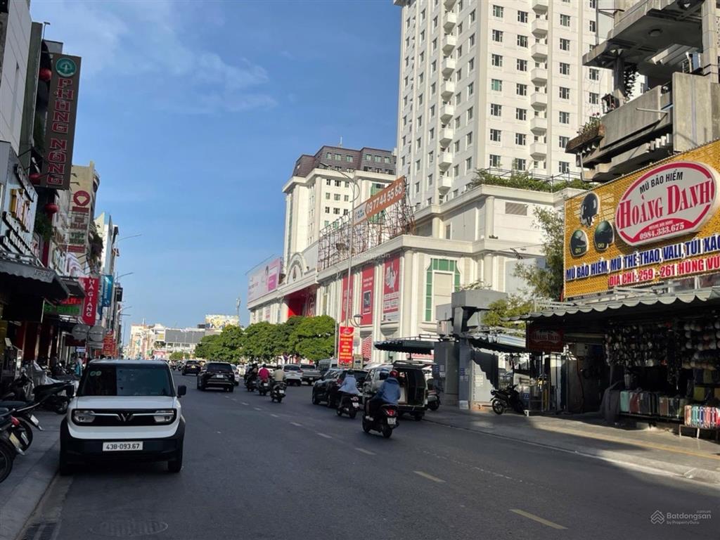 Mặt tiền hùng vương ngang hơn 6m hiếm có trung tâm thương mại đắc địa đà nẵng