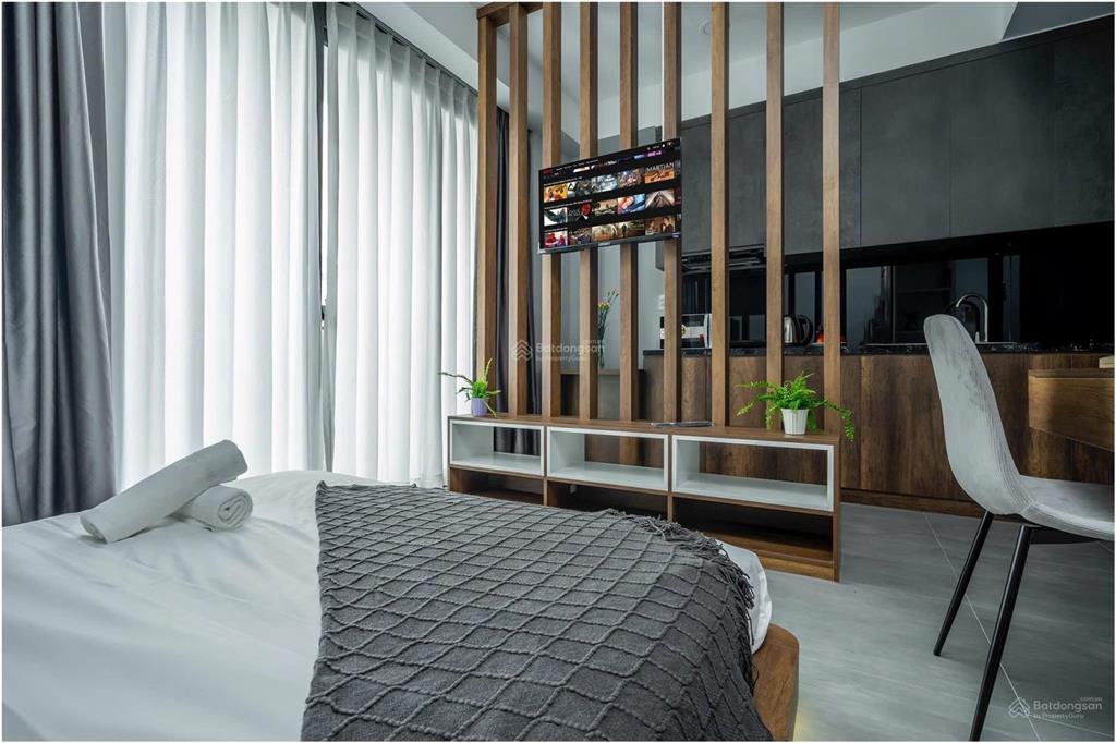 Cho thuê chung cư mini 50m2 ngay cầu kinh thanh đa, 1 phòng ngủ bancol, đầy đủ nội thất