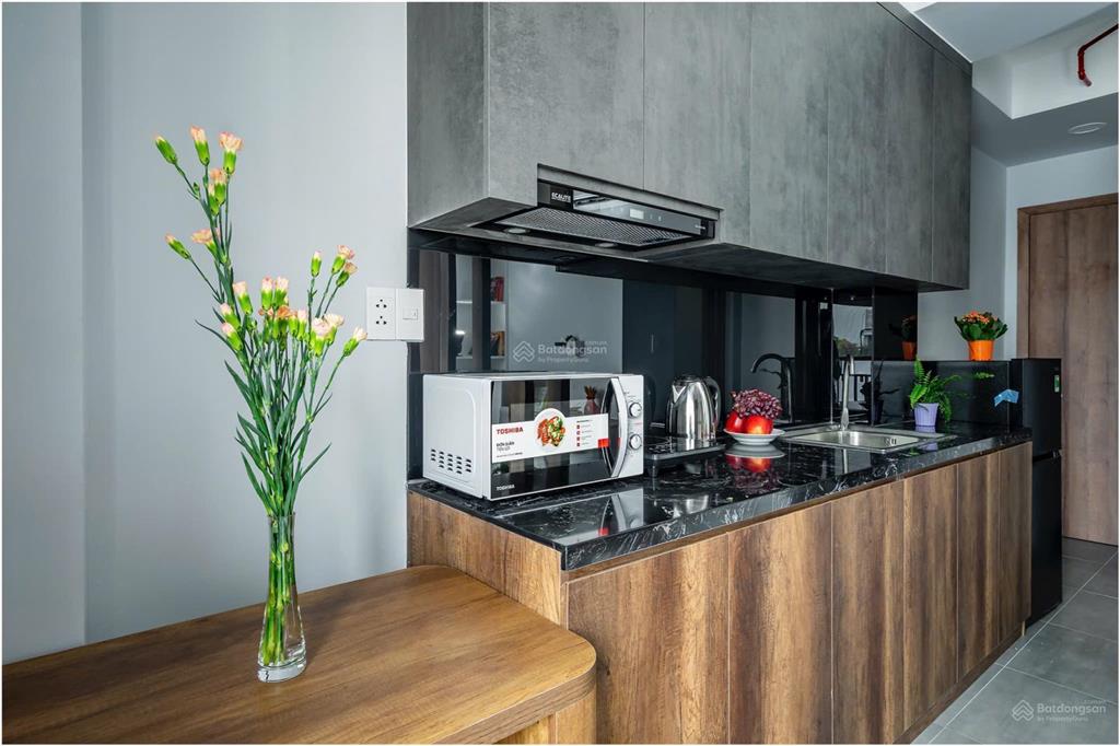 Cho thuê chung cư mini 50m2 ngay cầu kinh thanh đa, 1 phòng ngủ bancol, đầy đủ nội thất