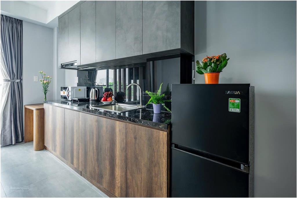 Cho thuê chung cư mini 50m2 ngay cầu kinh thanh đa, 1 phòng ngủ bancol, đầy đủ nội thất