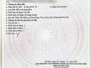 Chủ ngộp bank cần bán gấp sơn đông, sơn tây