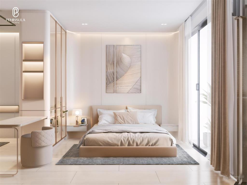 Cực hiếm  cần bán gấp căn hộ 1pn 49,9m² tầng 15 peninsula, view sông hàn và vịnh biển  tp đà nẵng